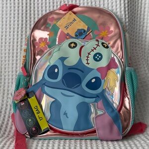Disney Stitch Pink and Blue Kids Backpack